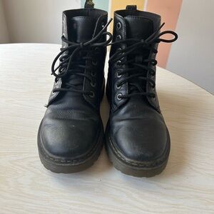 Dr. Martens Black Leather Boots